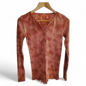 JADE JEANS *RARE* Tie Dye Henley Thermal - Large